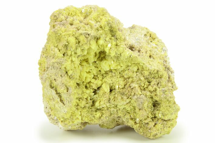 Sulfur Crystals on Matrix - Steamboat Springs, Nevada #284368
